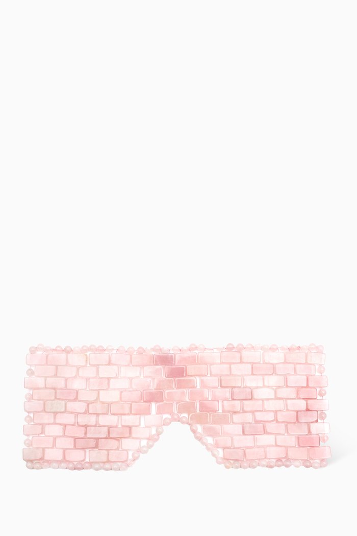 

Self-Love Rose Quartz Eye Mask, Multicolour