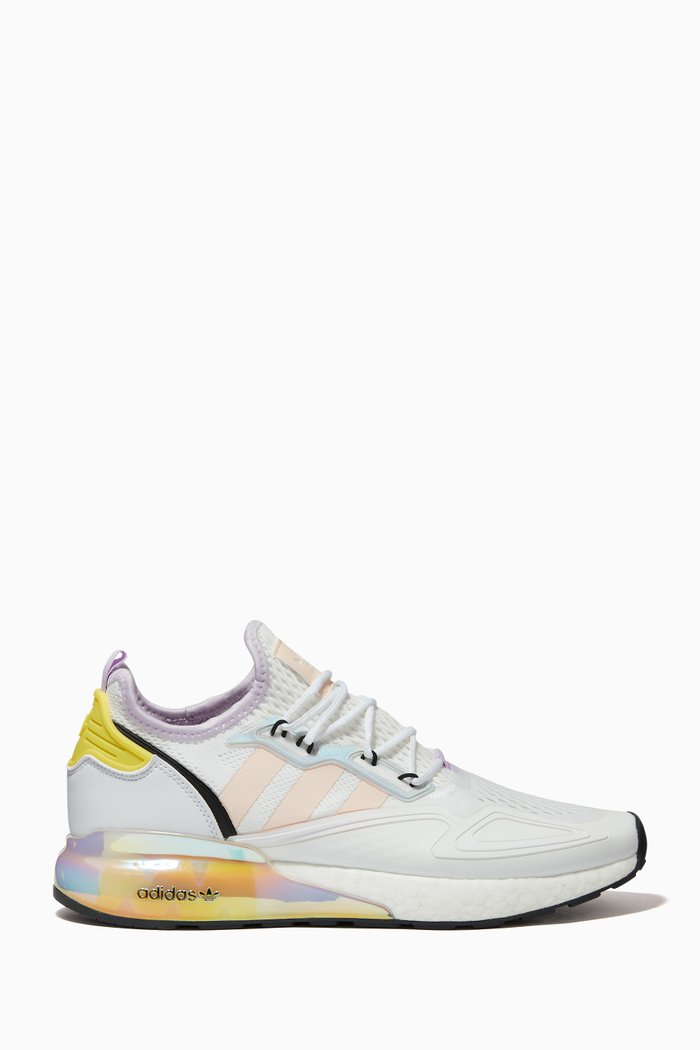 

ZX 2K Boost Sneakers in Mesh & TPU, White