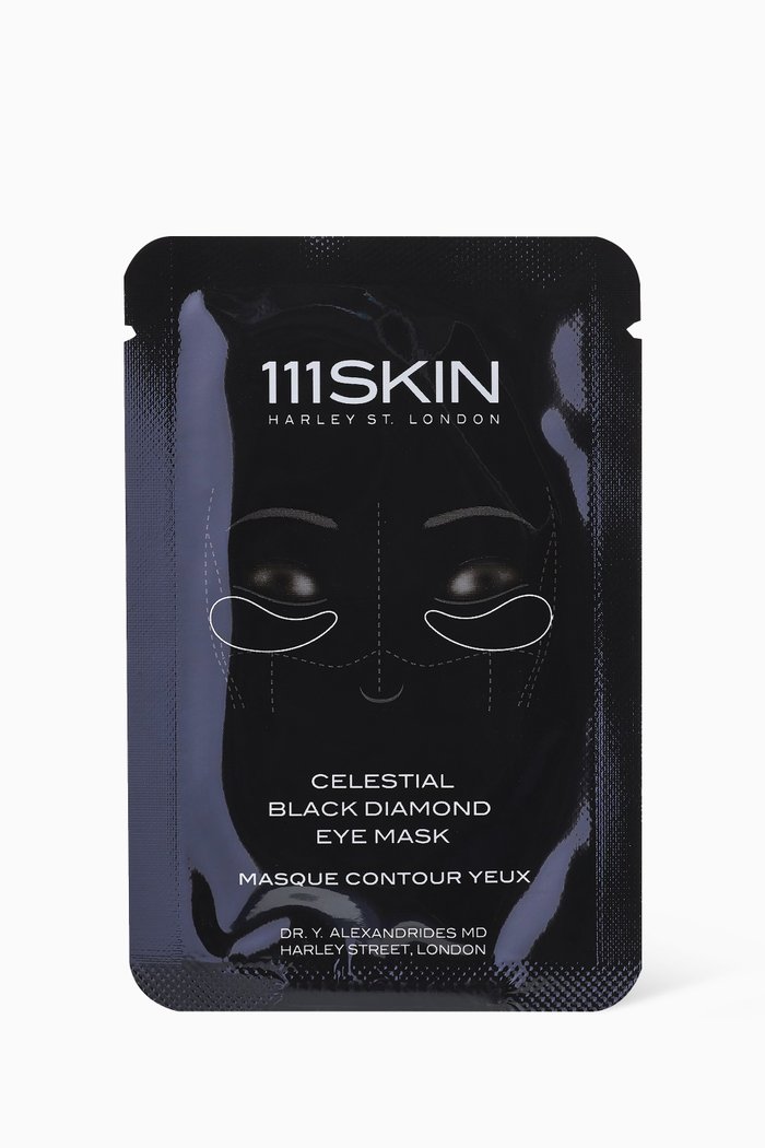 

Celestial Black Diamond Eye Masks, Pack of 8, Colourless
