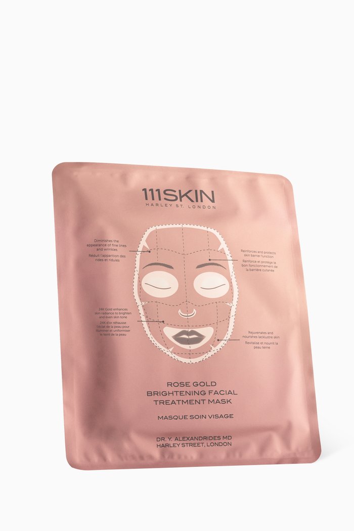 

Rose Gold Brightening Face Treatment Mask, 30ml, Colourless