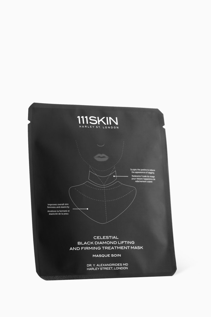 

Celestial Black Diamond Lifting and Firming Neck Mask, 37ml, Multicolour