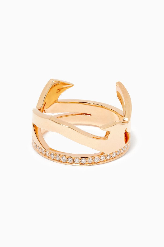 

Khatt Hob/Love Diamond Ring, Red