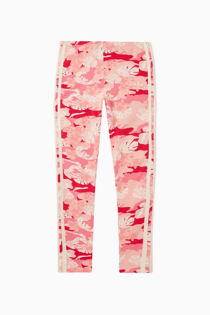 

Floral AOP Leggings, Pink