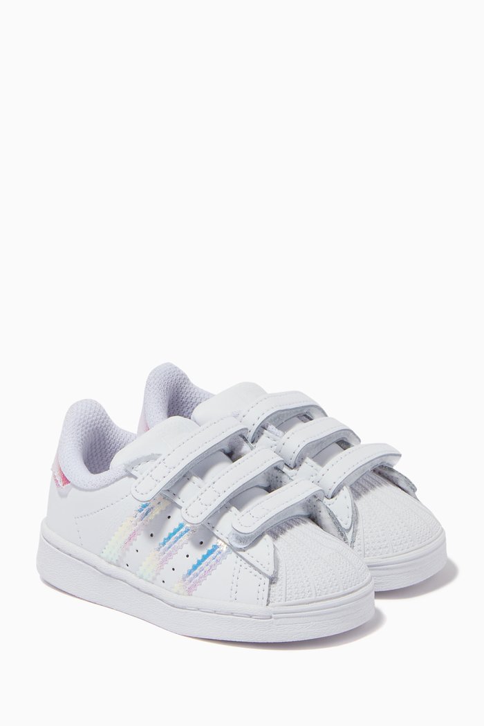 Superstar Leather Sneakers, White