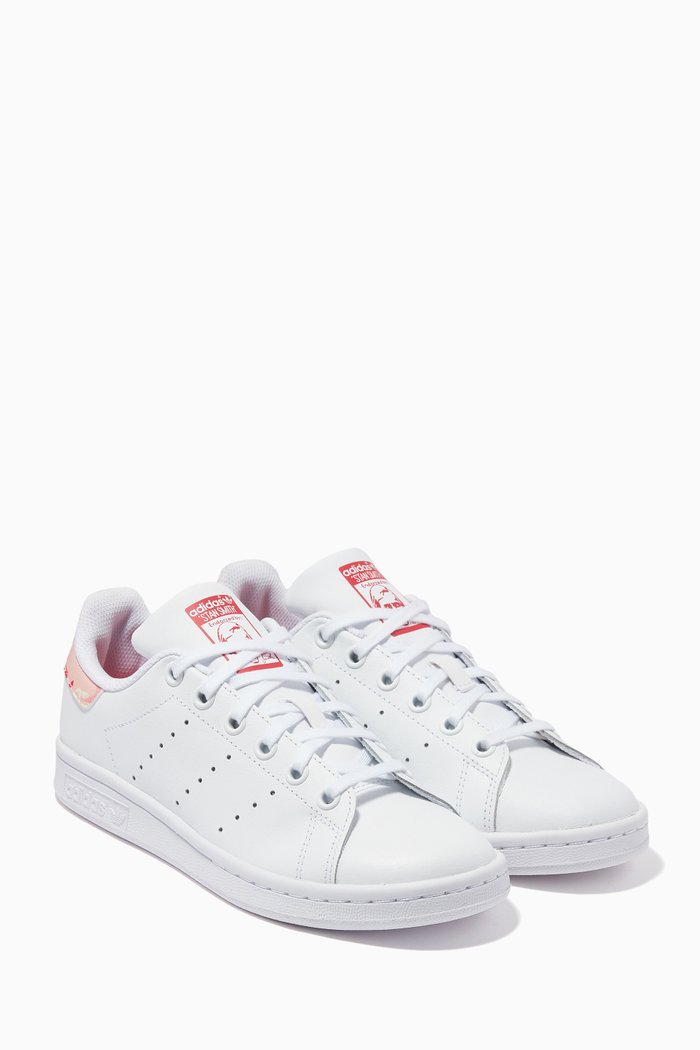

Stan Smith Leather Sneakers, White