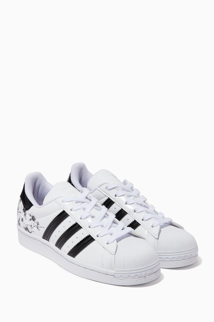 

Superstar Leather Sneakers, White