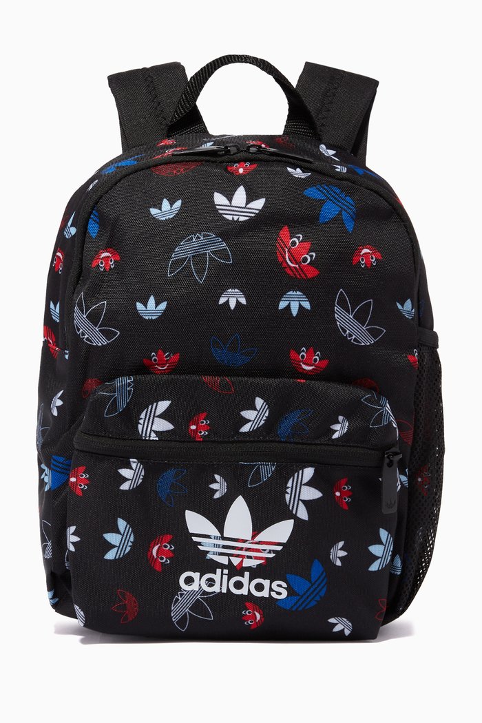 Trefoil Logo Backpack, Black