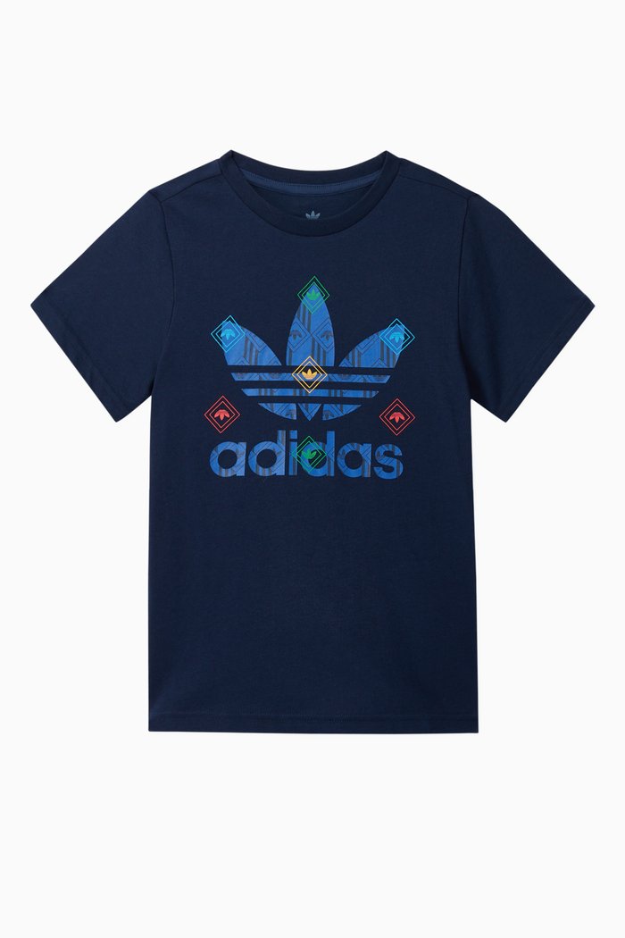 

Monogram Trefoil Jersey T-Shirt, Blue