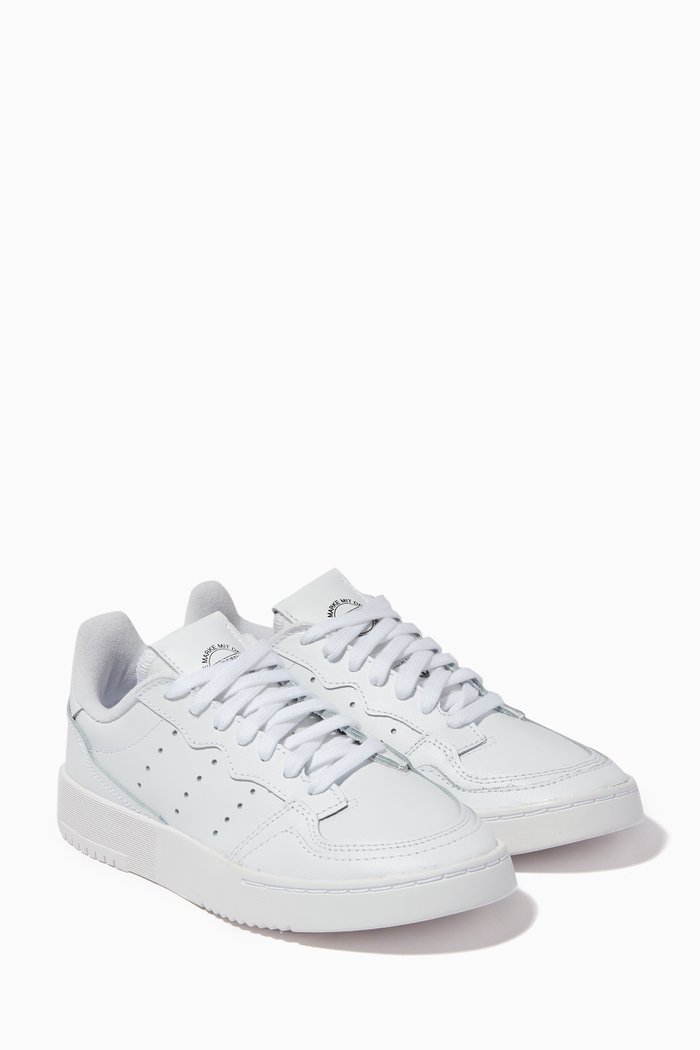 

Supercourt Leather Sneakers, White