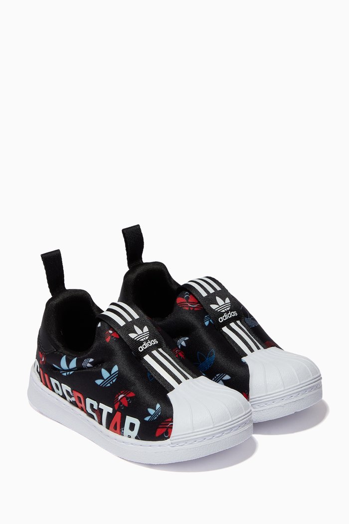 Superstar 360 X Sneakers in Mesh, Black