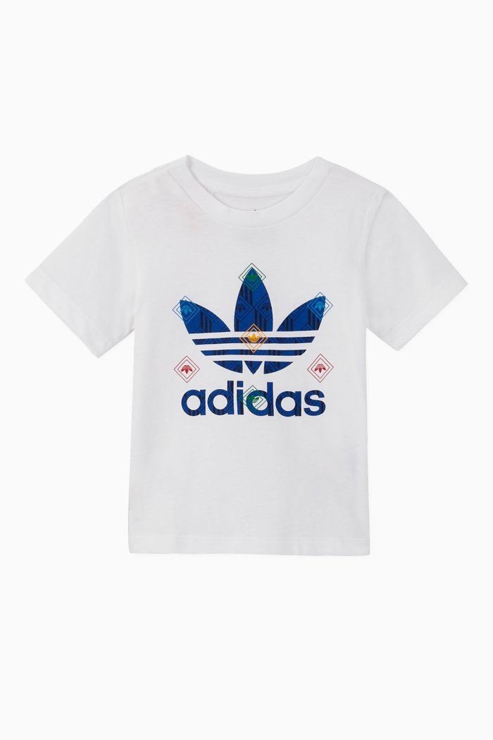 Trefoil Graphic T-Shirt, White