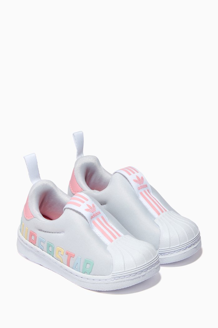 

360 X Superstar Sneakers in Mesh, White