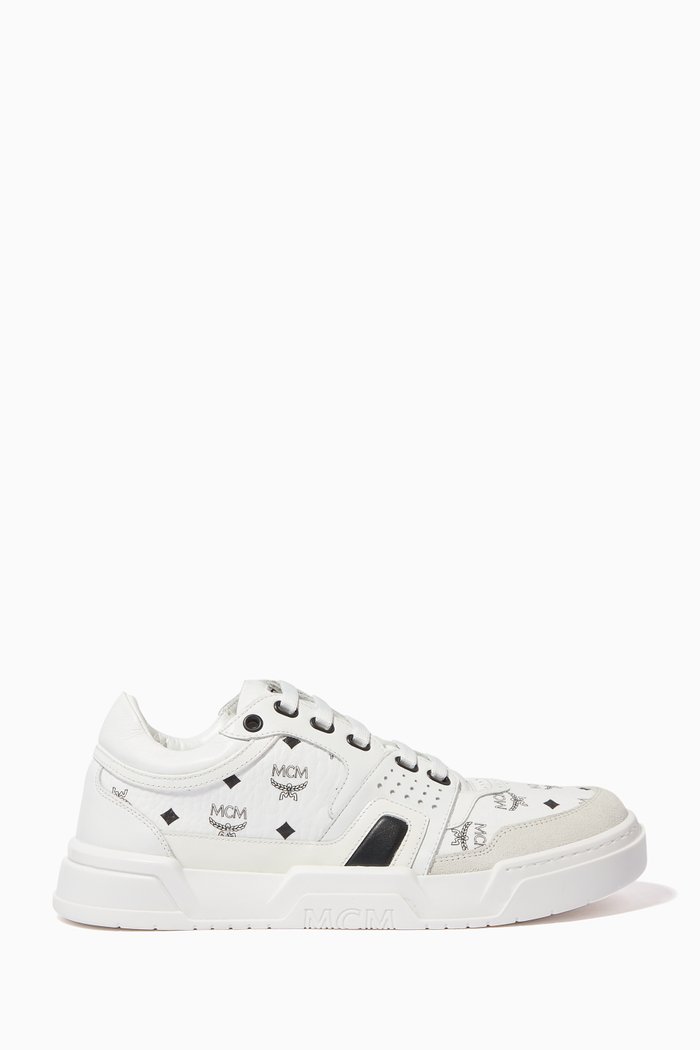 

Skyward Low Top Leather Sneakers, White