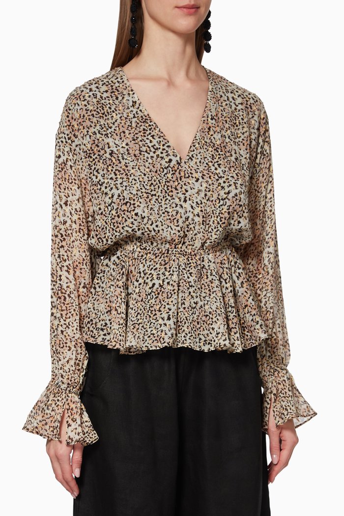 

Printed Crepe Blouse, Multicolour