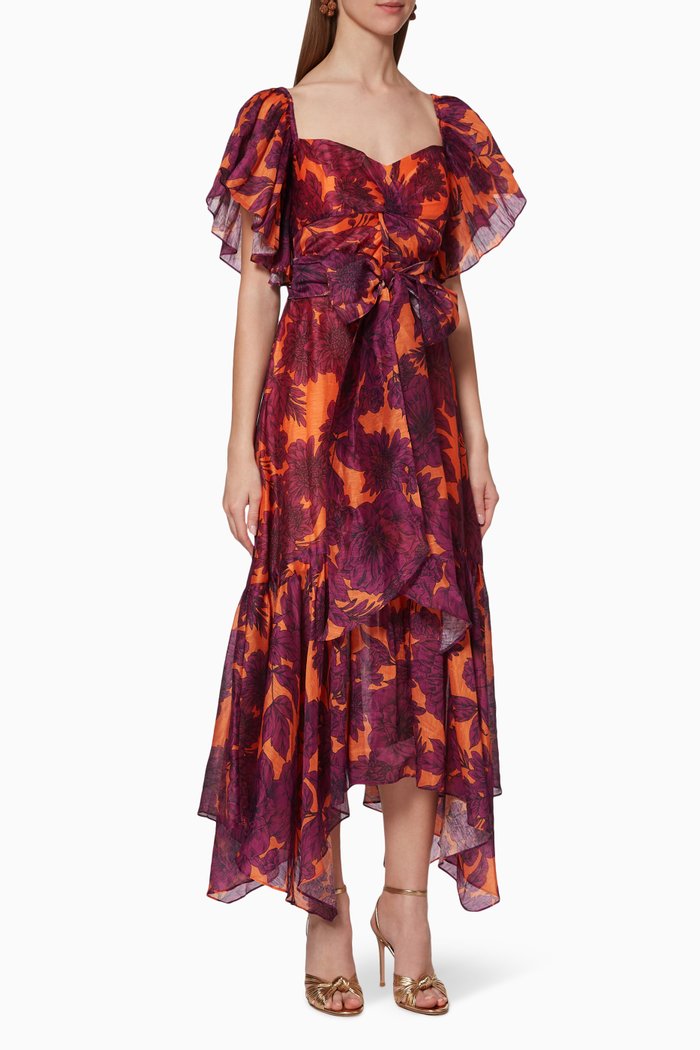 

Las Palmas Midi Dress, Multicolour