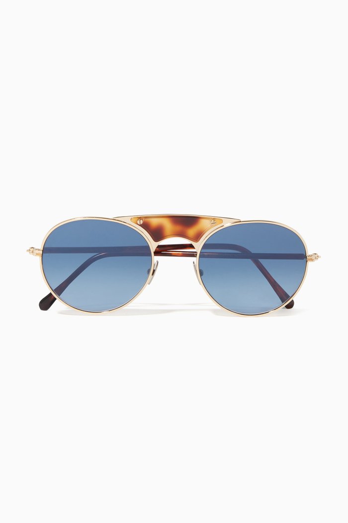 

53 Zambezi Aviator Sunglasses, Gold