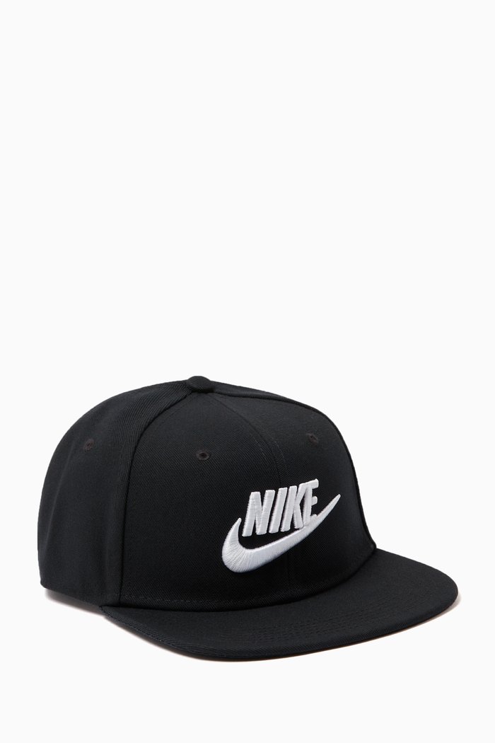 Futura Logo Embroidered Pro Cap, Black