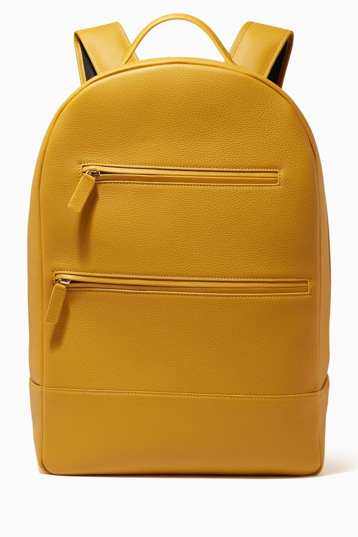 

Nomad Leather Backpack, Yellow