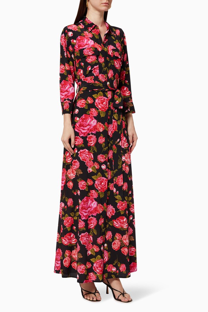 

Cameron Silk Shirt Dress, Multicolour