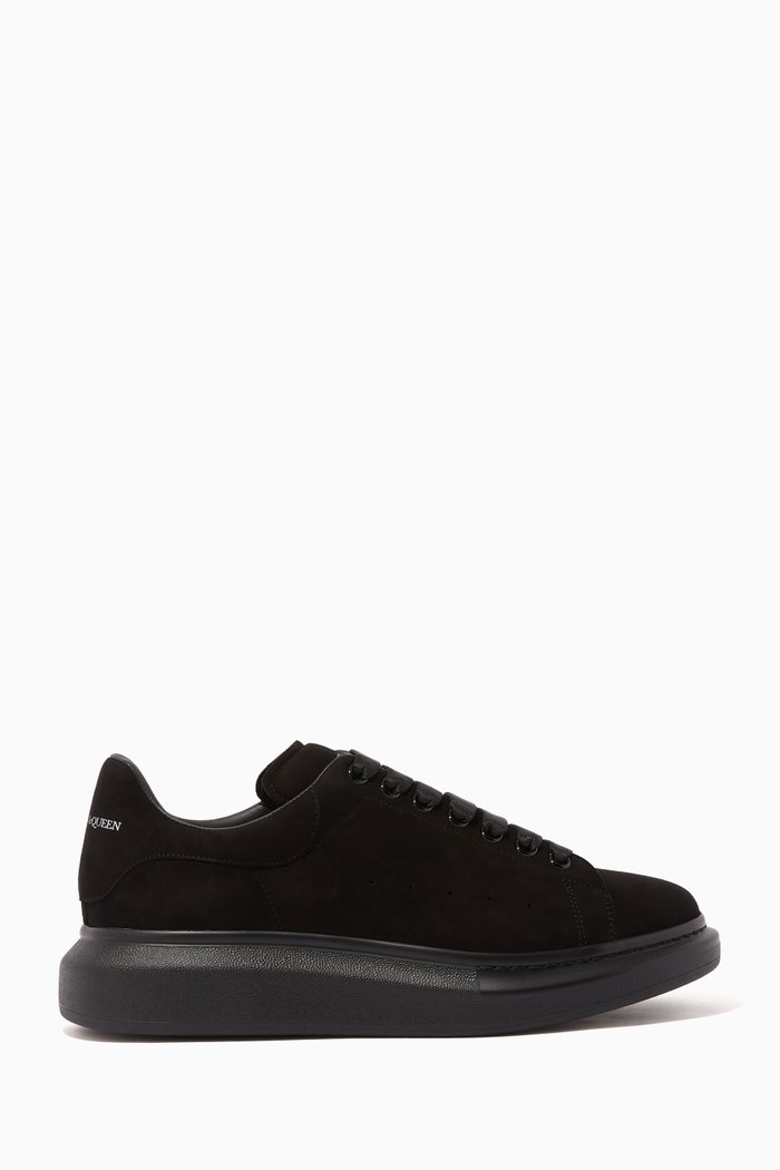 

Oversized Suede Sneakers, Black