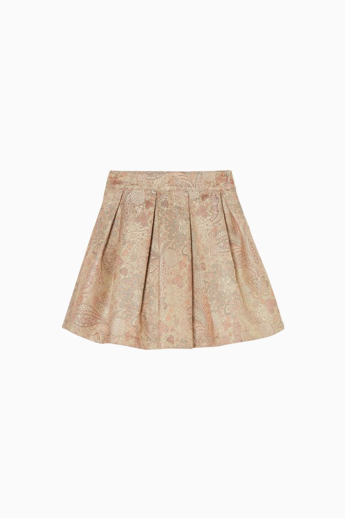 

Floral Jacquard Skirt, Yellow