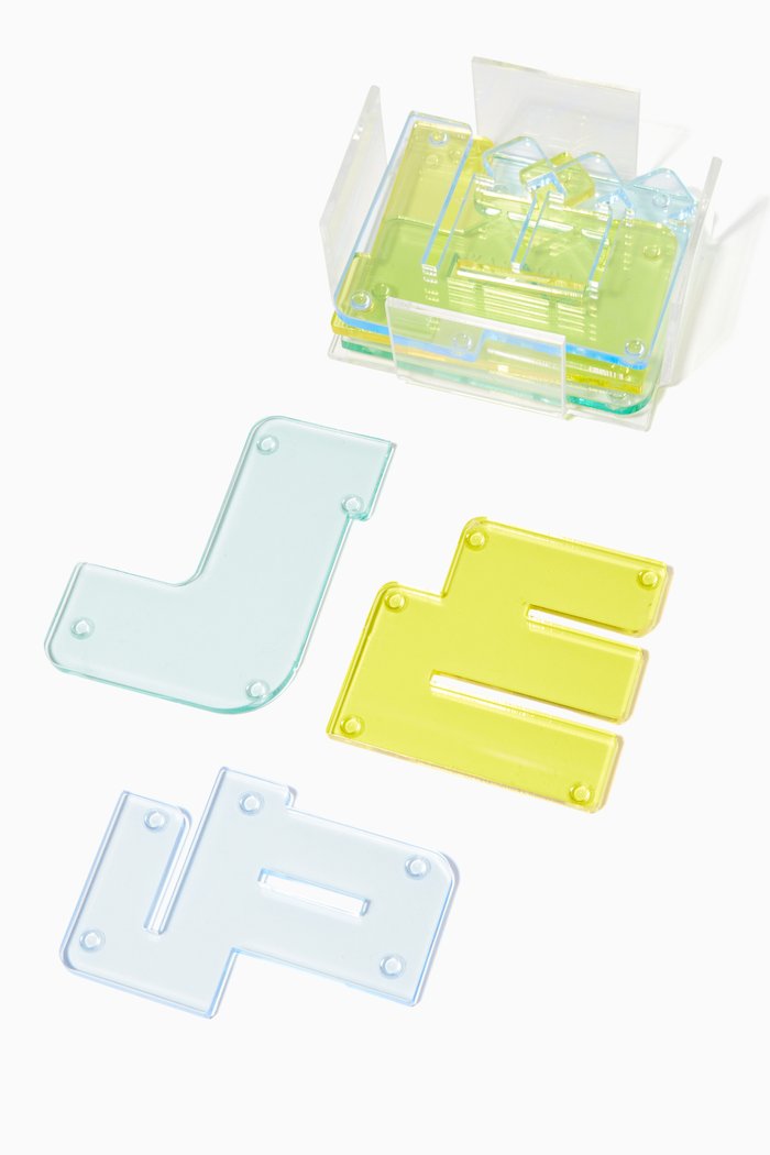 

Abjad Pop Coasters, Multicolour