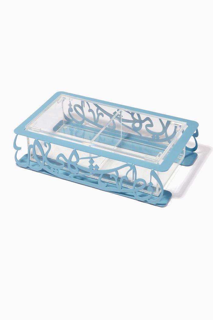 Iftar Serving Container, Blue
