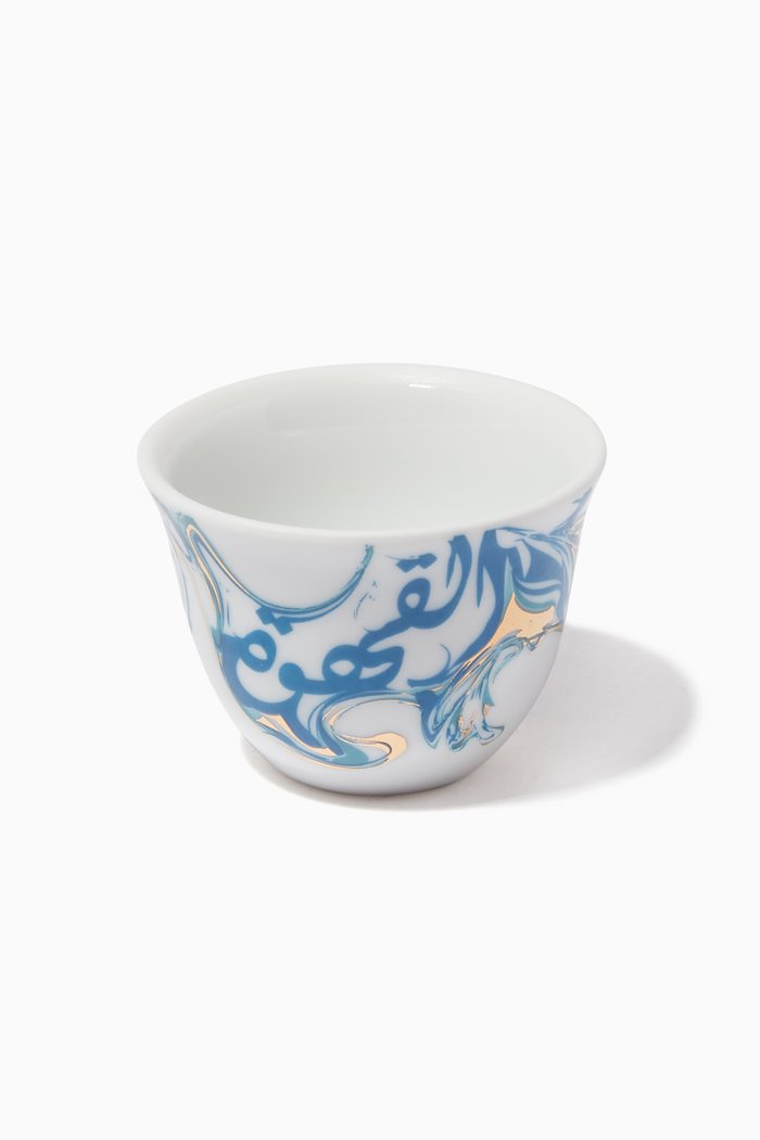 

Metamorphosis Arabic Coffee Cups Set of 6, Multicolour
