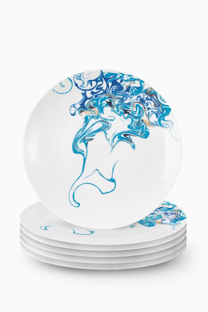 

Metamorphosis Salad Plate, Set of 6, Multicolour