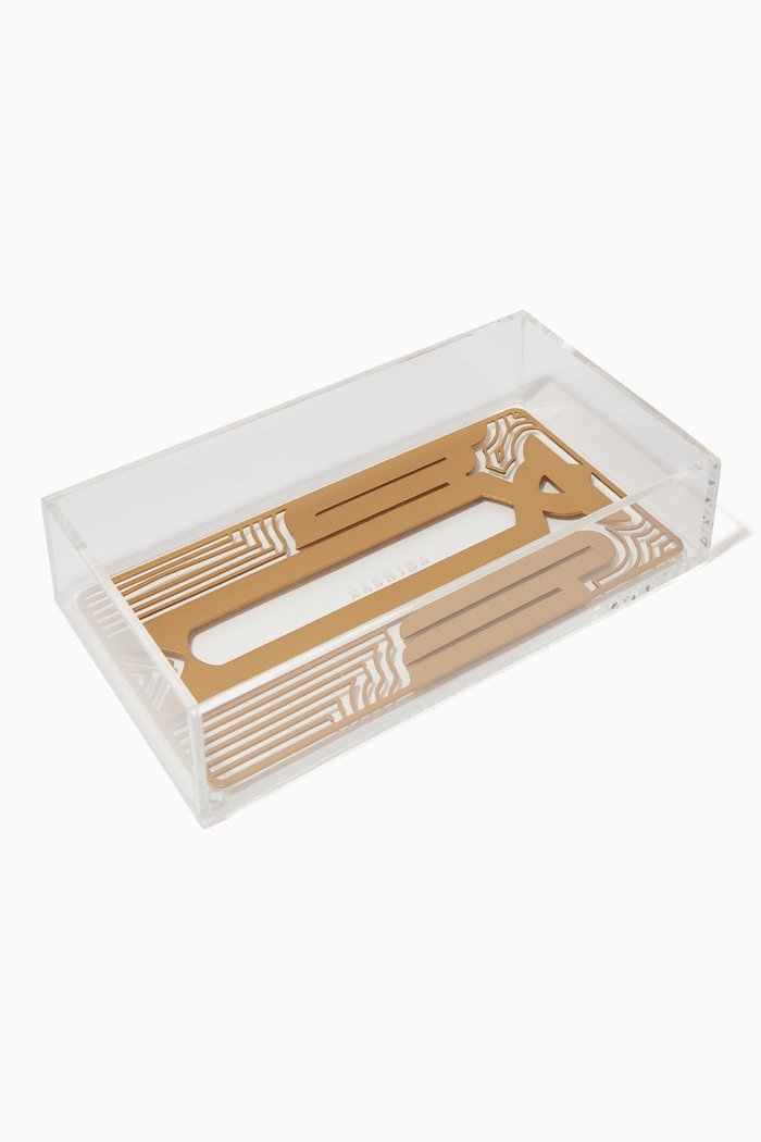 

Salam Tissue Box, Gold