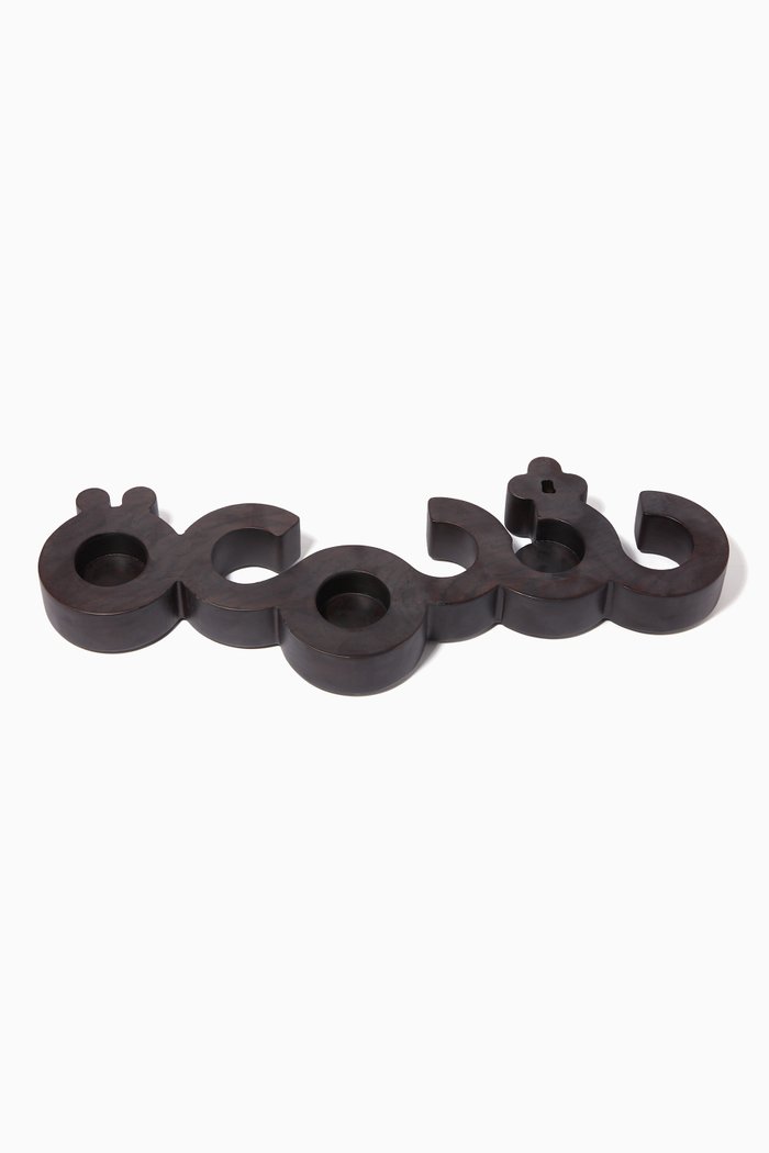 

Sham'aa Candle Holder, Brown