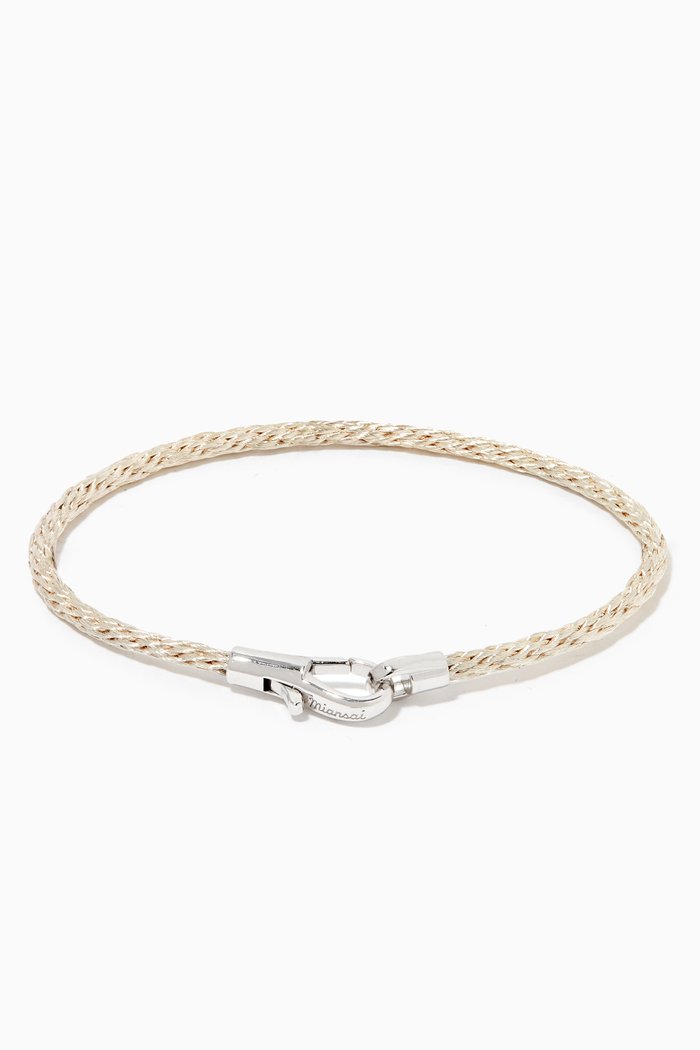 

Knox Cable Bracelet in Matte Sterling Silver