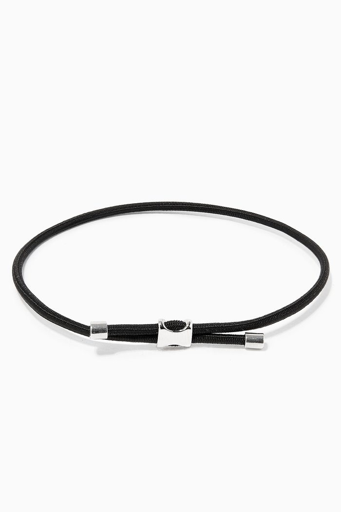 

Orson Pull Bungee Rope Bracelet, Black