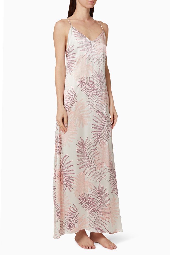 

Sophia Silk Slip Dress, Burgundy