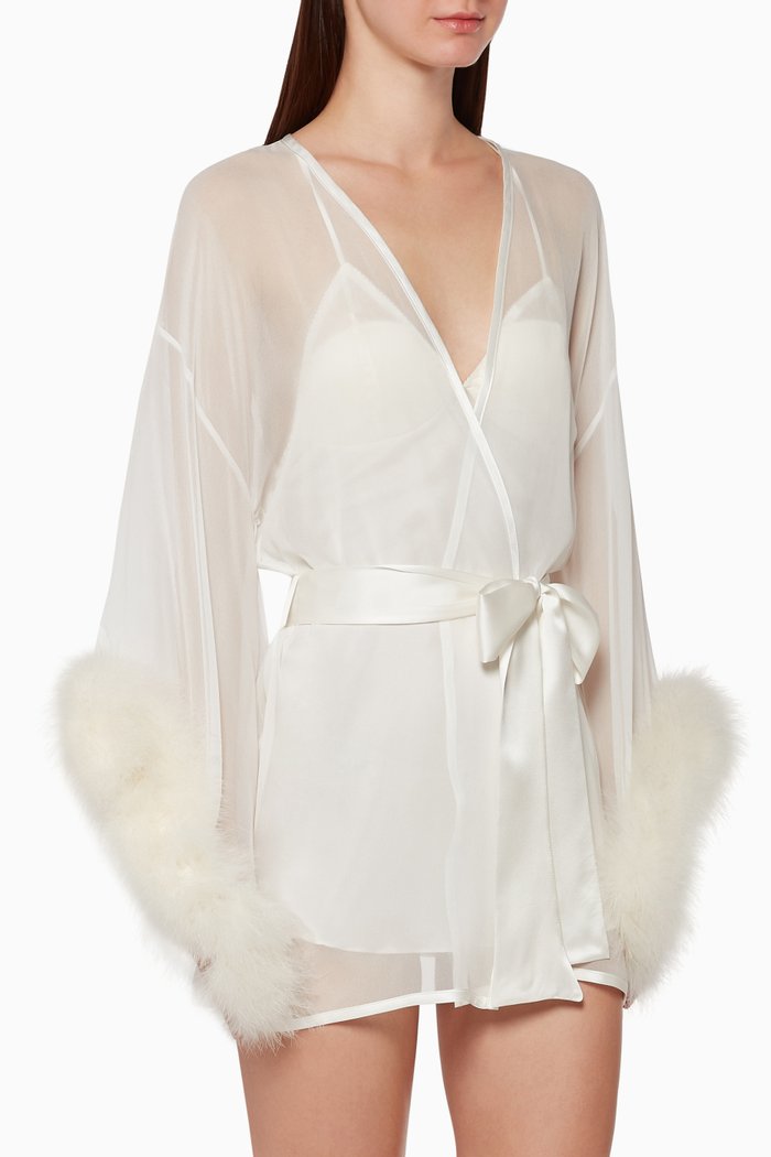 

Diana Silk Kimono, White