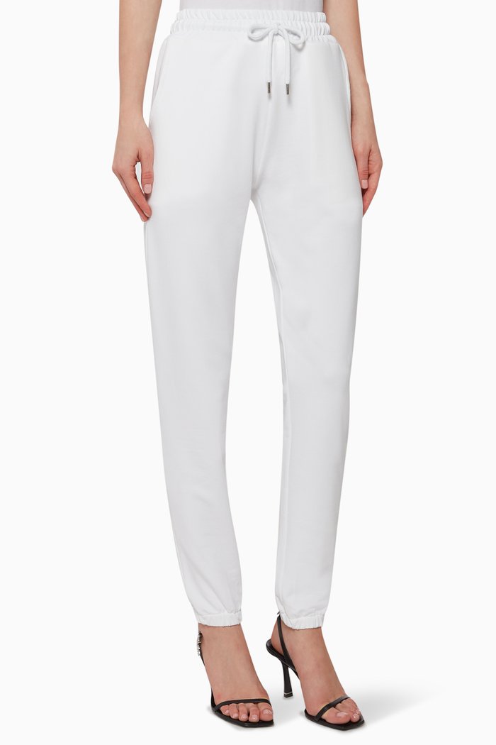 

Carmen Cotton Jogger Pants, White