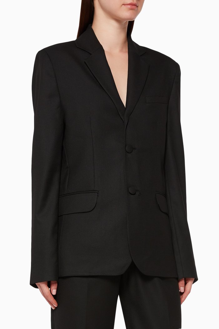 

Bobby Textured Blazer, Black