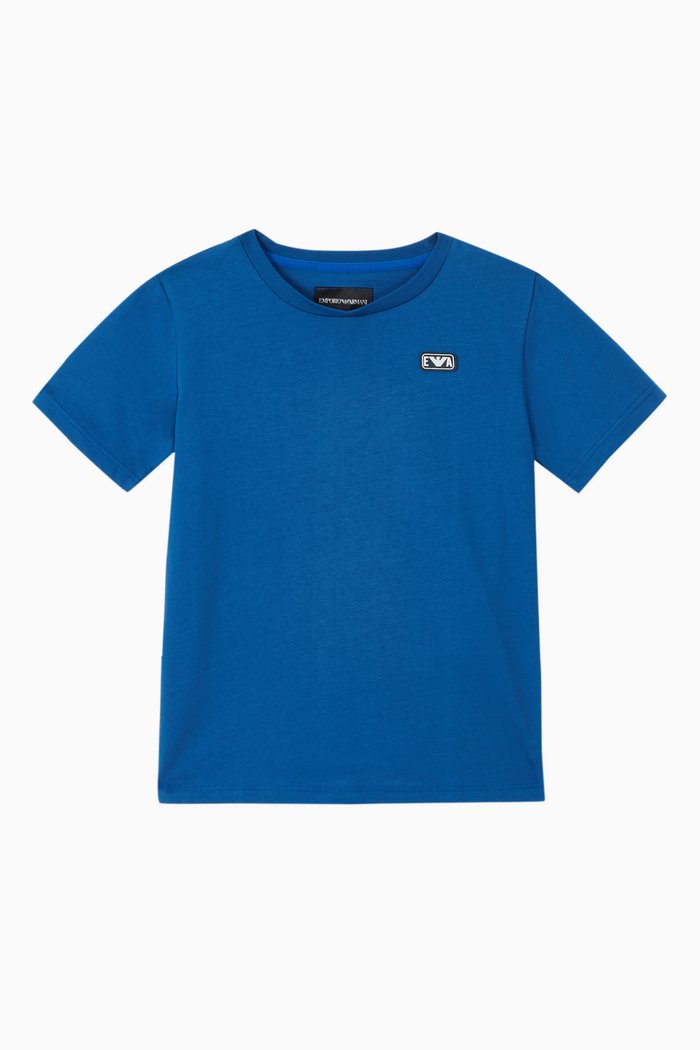 

Logo Patch Jersey T-Shirt, Blue