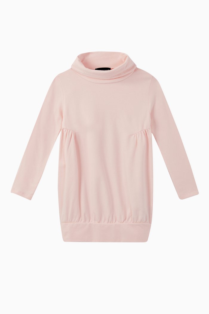 

EA Signature Sweatshirt Dress, Pink