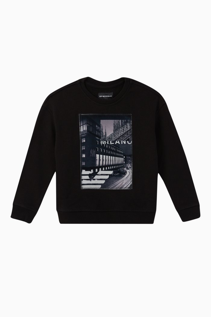 

EA Milano Jersey Sweatshirt, Black