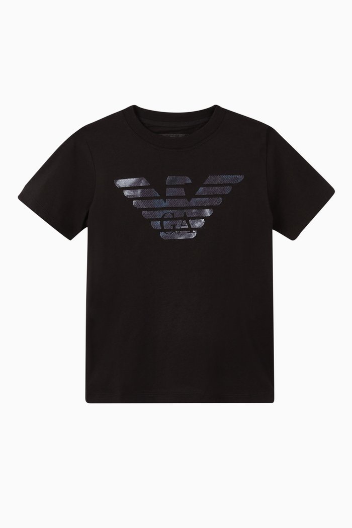 

EA Macro Eagle Jersey T-Shirt, Black