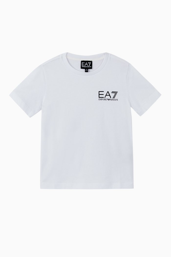 

Logo Cotton Jersey T-Shirt, White