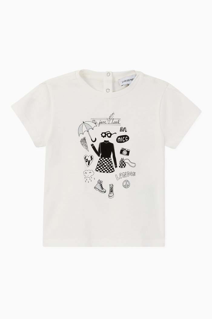 EA Print Jersey T-Shirt, White