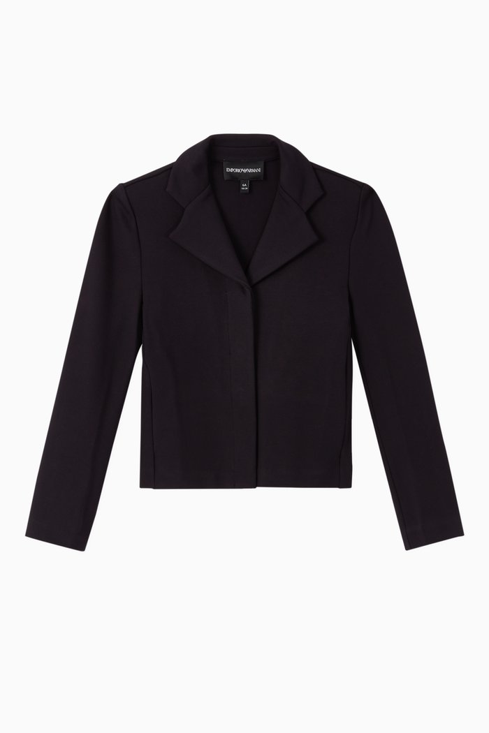 

Ponte di Roma Knit Blazer Jacket, Blue