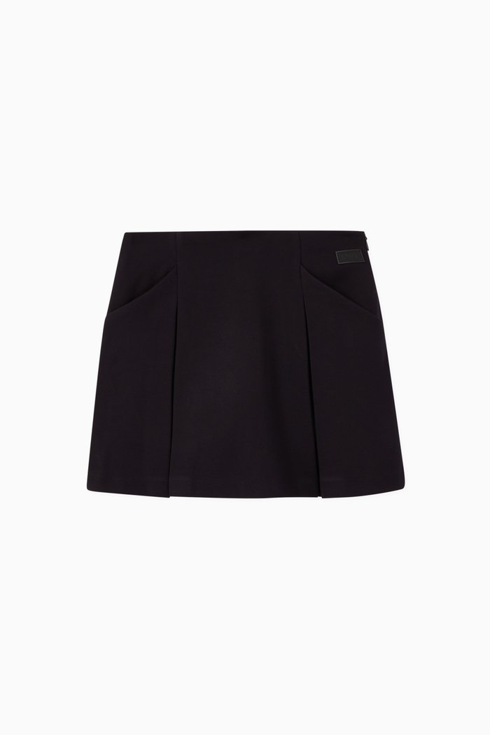 

Milano Stitch Viscose Blend Short Skirt, Blue