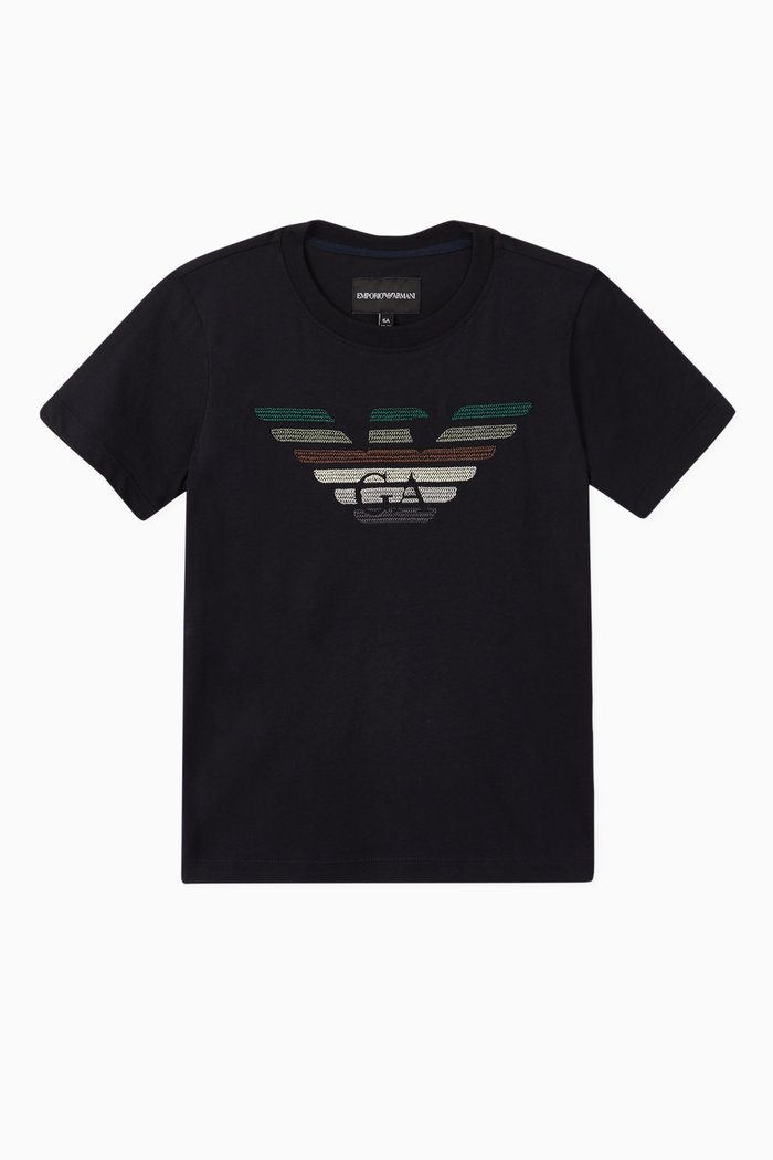 

EA Embroidered Eagle Jersey T-Shirt, Blue