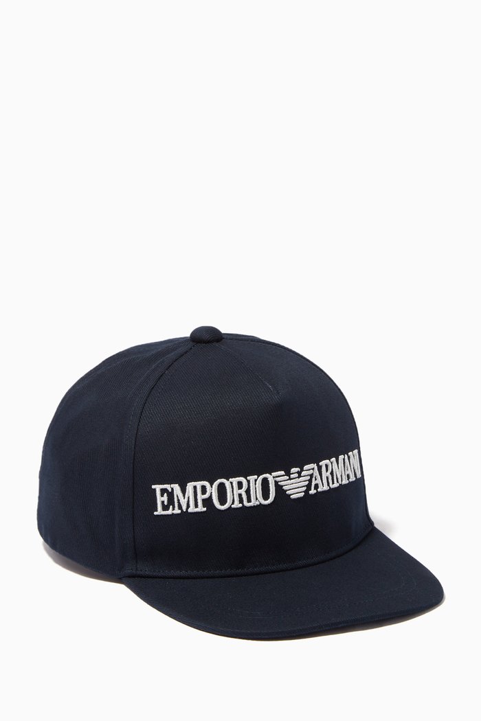 

Logo Embroidered Baseball Cap, Blue