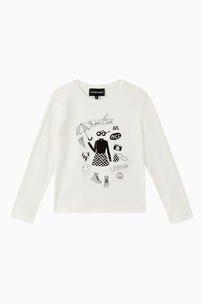 

Fashionista Jersey T-Shirt, White