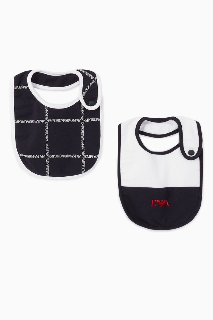 

EA Cotton Bibs, Set of 2, Blue