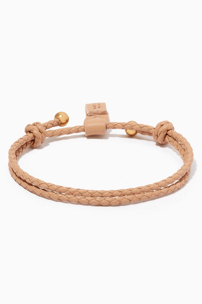 

Bracelet in Intrecciato Nappa, Neutral